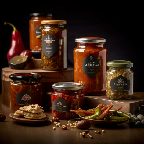 Chilli Chutney and Pickle