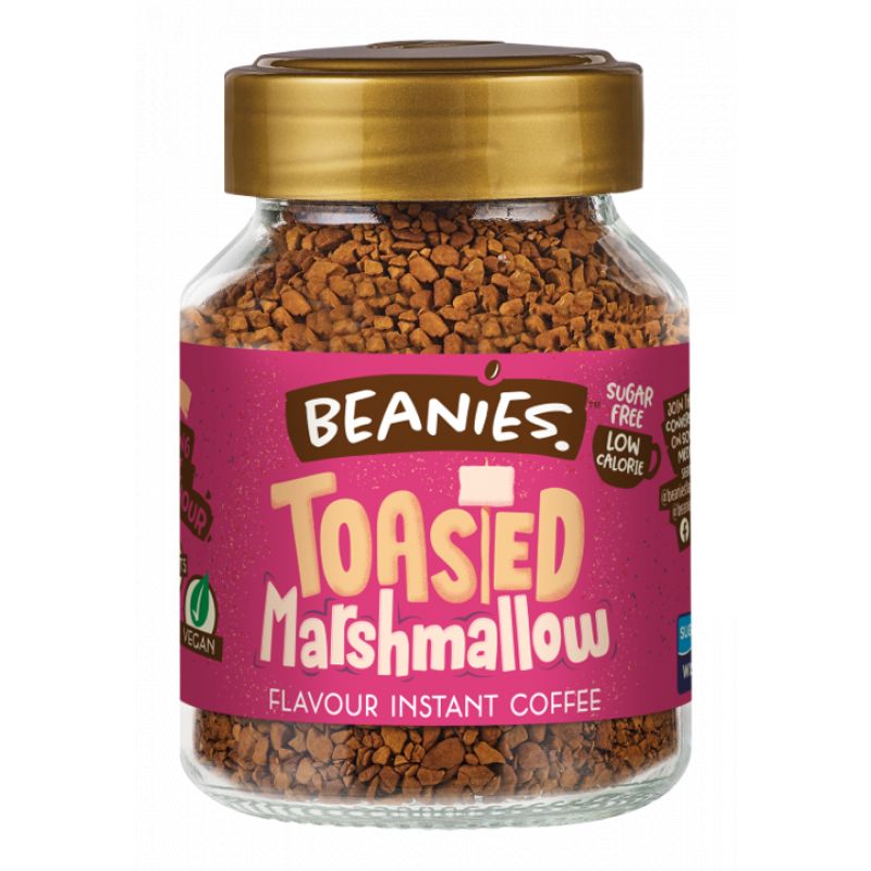 Beanies Toasted Marshmallow Flavoured Coffee - 2 Calories per cup