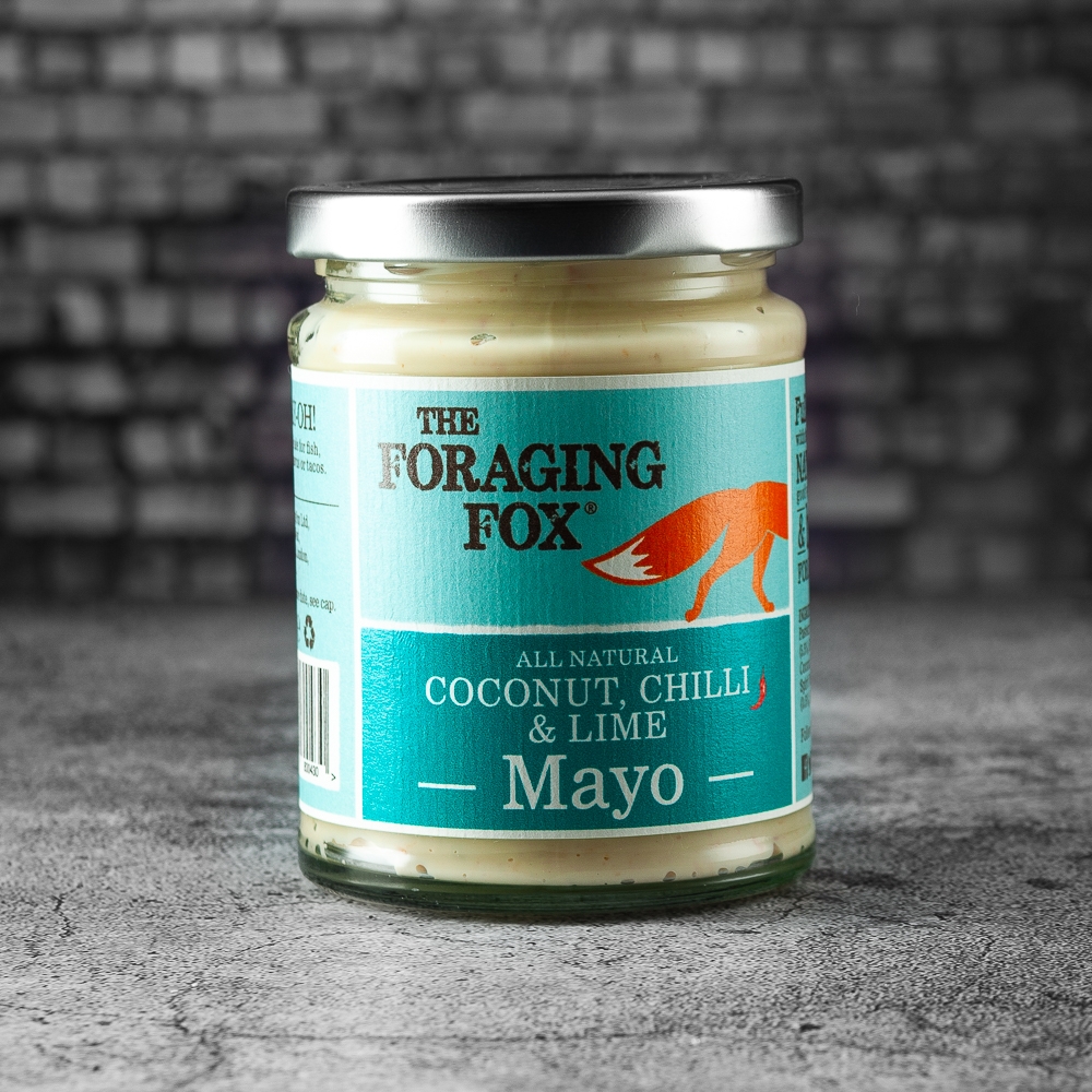 the foraging fox coconut, chilli & lime mayo 240g