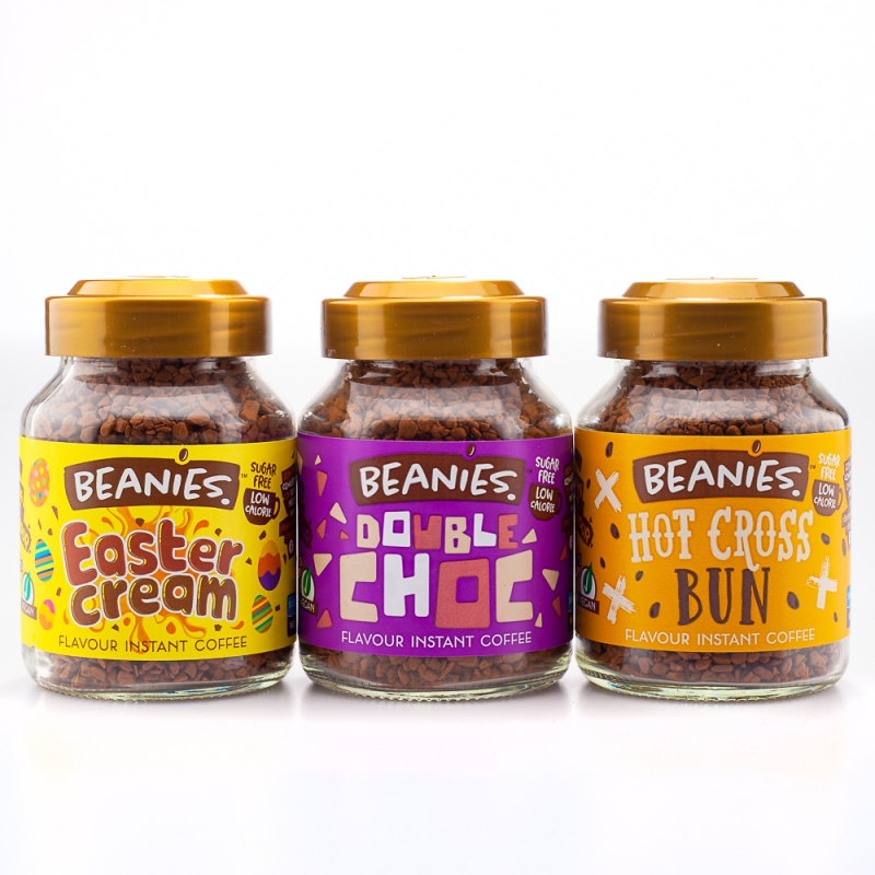beanies flavoured coffee easter pack 