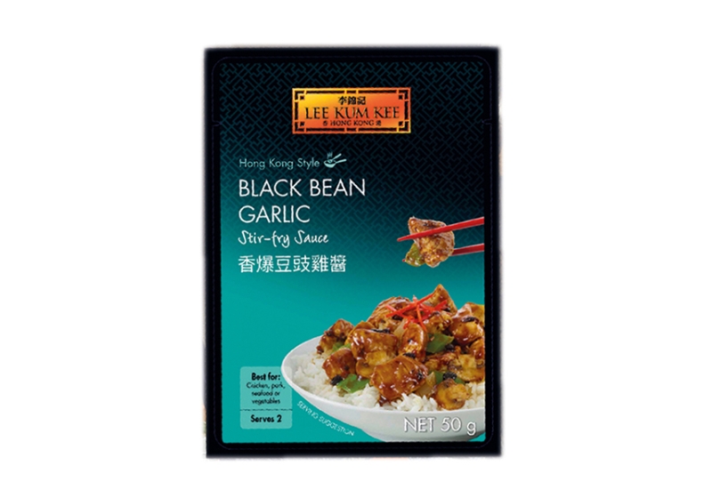 lee kum kee black bean garlic stir fry sauce 50g