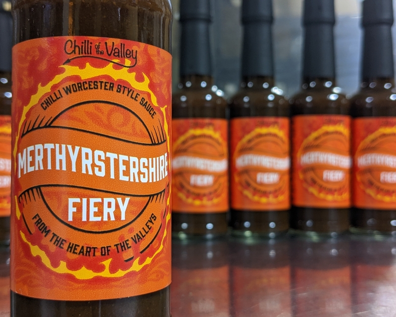 chilli of the valley merthyrstershire fiery chilli sauce 250ml