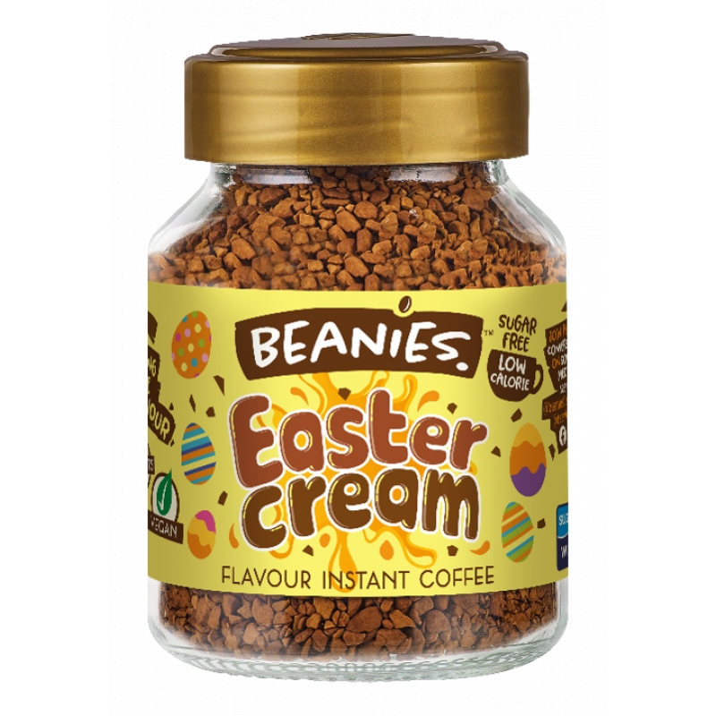 beanies flavoured coffee easter cream 50g