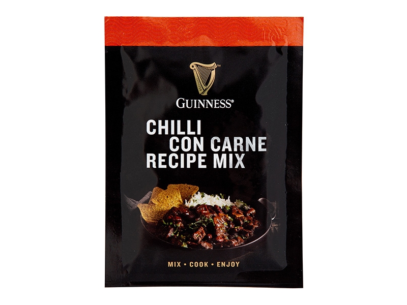 guinness chilli con carne recipe mix 40g mix, cook and enjoy