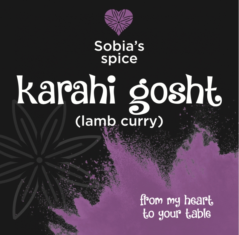 sobia's spice karahi gosht (lamb) curry mix