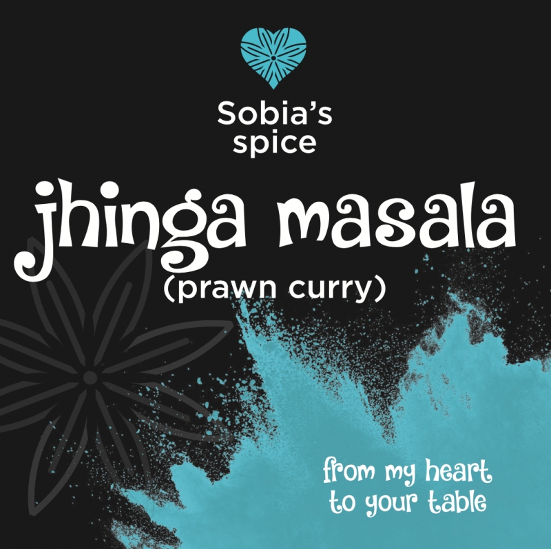 sobias spice jhinga masala (prawn curry)
