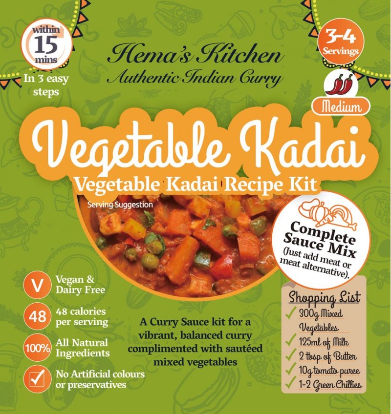 Hema's Kitchen Vegetable Kadai Curry Mix