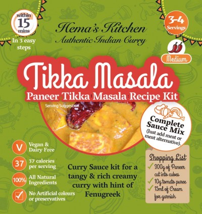 Hema's Kitchen Paneer Tikka Masala Curry Mix