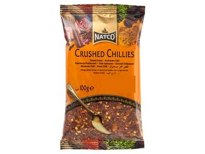 natco crushed chillies 100g