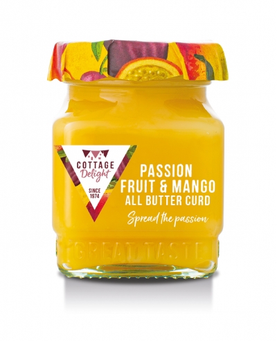 cottage delight passion fruit and mango all butter curd 113g