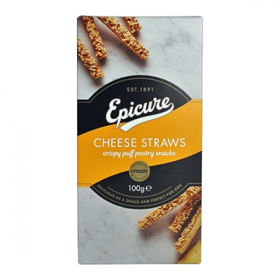 epicure cheese straws 100g 