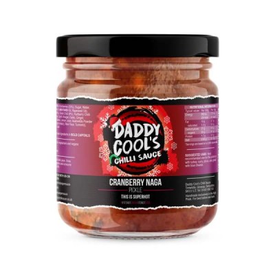 Daddy Cools- Superhot Cranberry Naga Pickle, Xmas edition