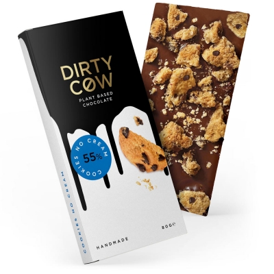 dirty cow cookies no cream chocolate vegan and dairy free 80g