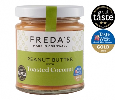 freda’s peanut butter with toasted coconut 180g