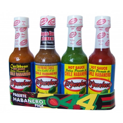 el yucateco habanero salsa variety pack