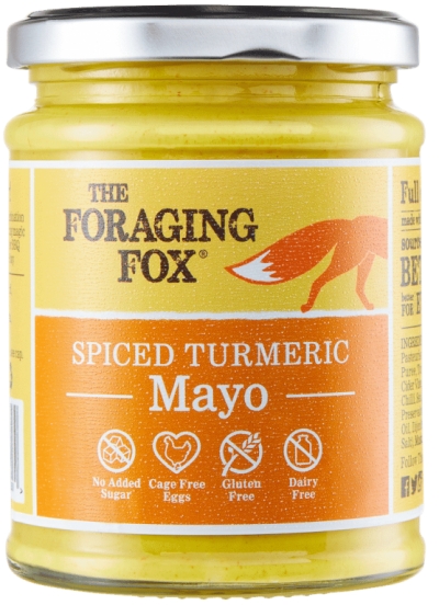 foraging fox spiced turmeric mayo 240g