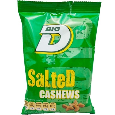 big d salted cashews 30g 