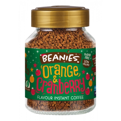 beanies orange and cranberry coffee 150g 