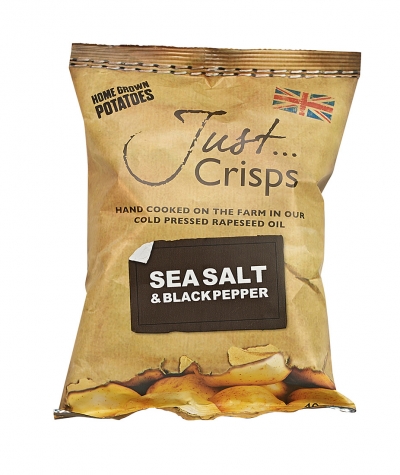 just crisps sea salt & pepper 40g
