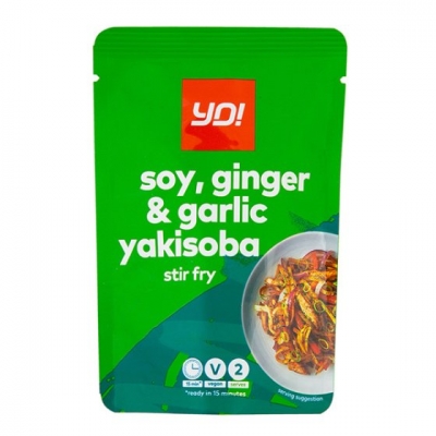 yo! yakisoba soy ginger & garlic stir fry sauce 100g