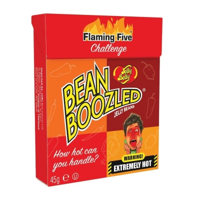 jelly belly beanboozled flaming five box 45g including reaper