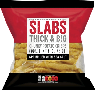 slabs crisps chunky sea salt potato crisps 80g
